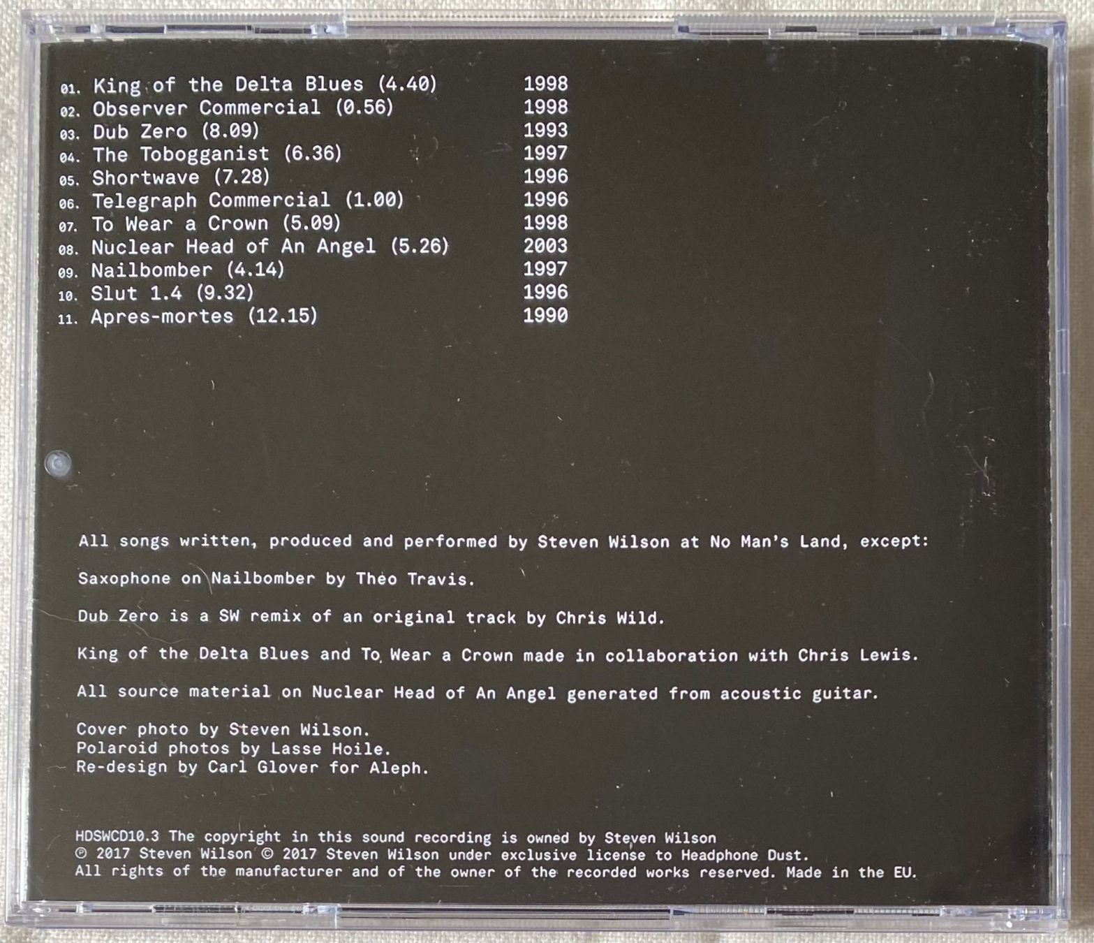 CD: Steven Wilson - Unreleased Electronic Music CD 2004 – Nuovo (secondo la descrizione) da Forch venduto da xtcpiemont 1