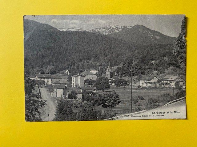 Cartoline postali: Saint-Cergue et la Dôle – Usato da St-Prex venduto da Epicard