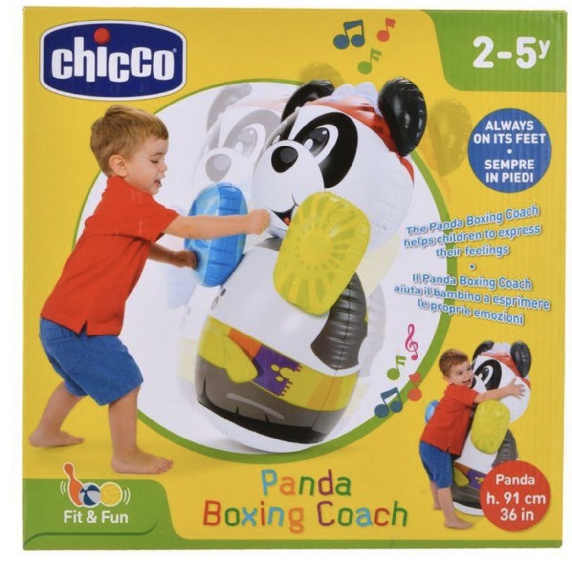 Chicco Giocattoli: Panda Chicco Boxeur Gonfiabile – Nuovo (secondo la descrizione) da Sigirino venduto da RamonaLamboo