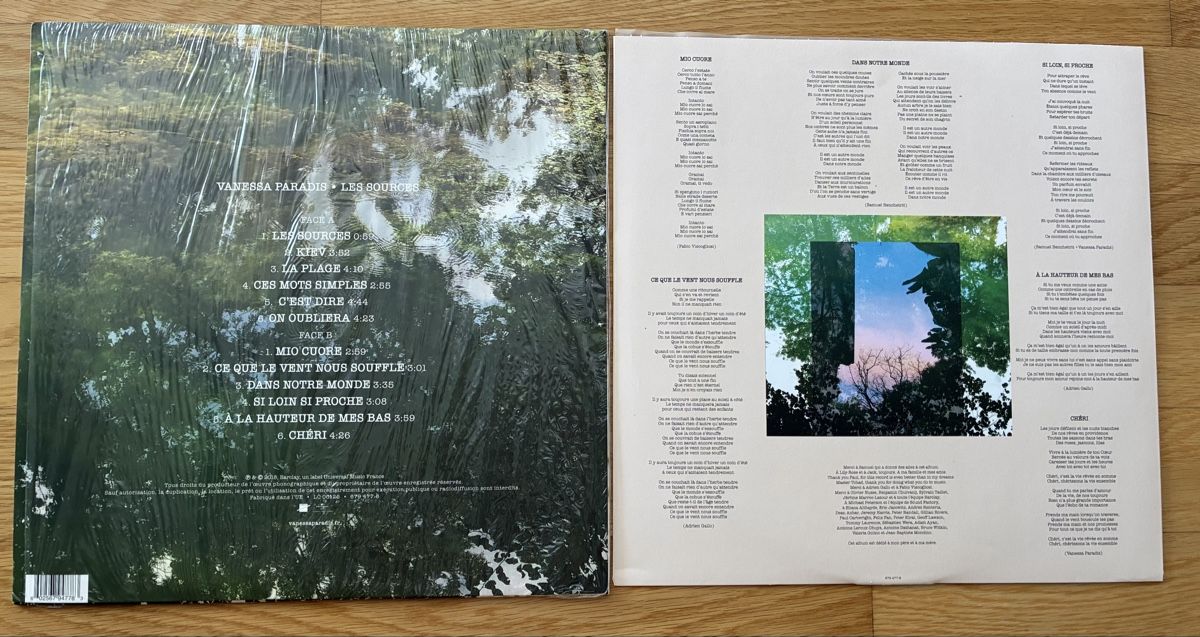 Dischi in vinile: VANESSA PARADIS / LES SOURCES (2018) 180g – Usato da Sarnen venduto da m-basic 1