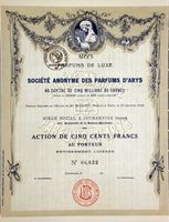 SA des Parfums d'Arys, Courbevoie - 1918