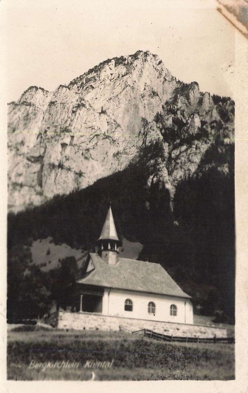 Cartoline postali: Kiental BE Kirche mit Rüblihorn – Usato da Biasca venduto da Blenio71