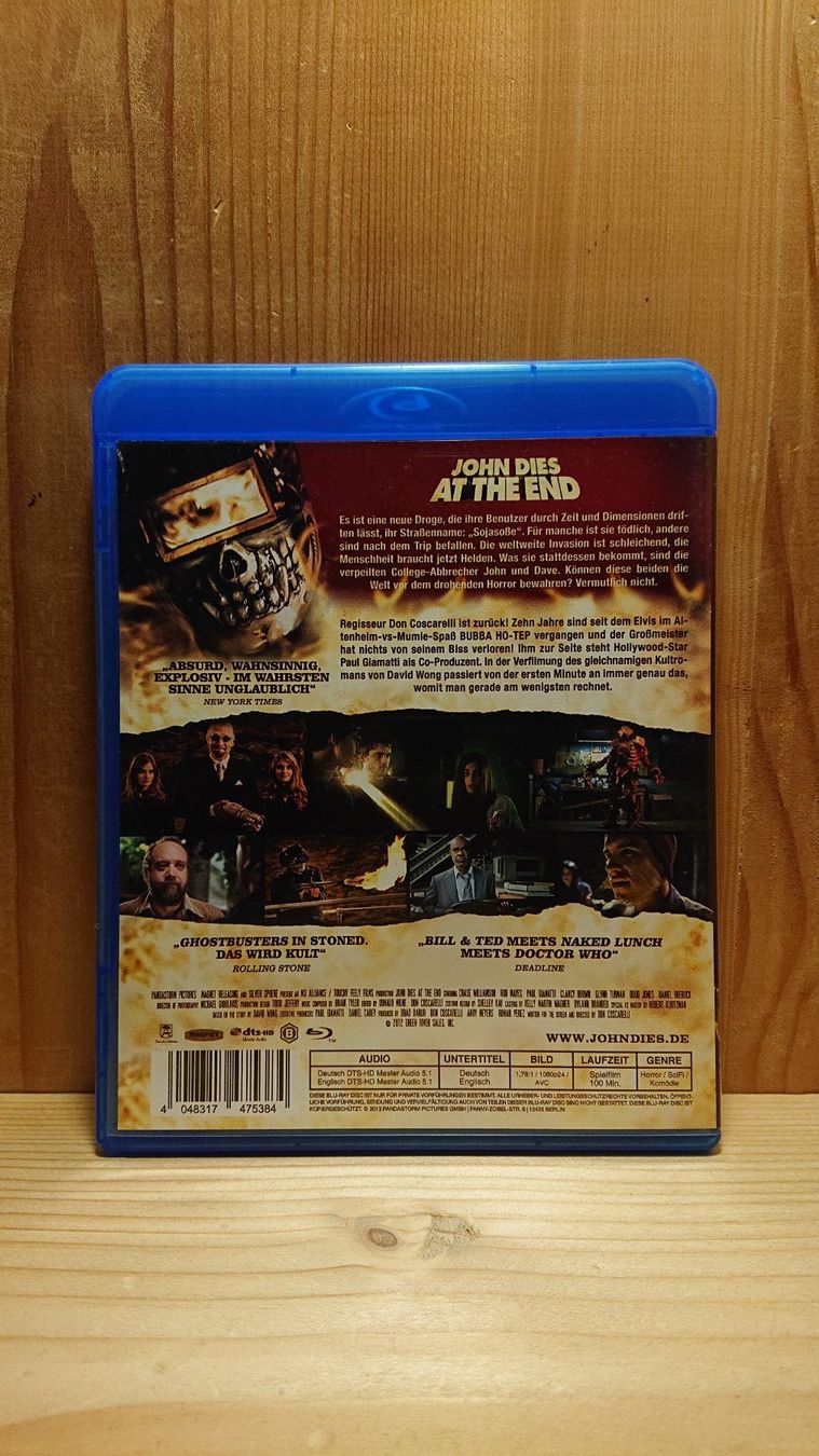 Tutti i DVDs: JOHN DIES AT THE END Blu-Ray – Usato da Wilderswil venduto da Exebub 1