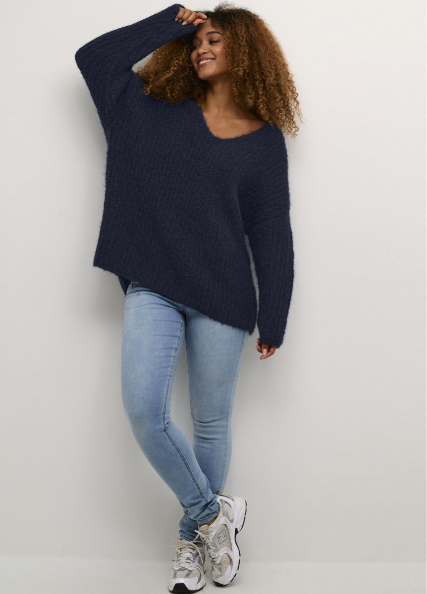 Replay Maglioni & Felpe: Damen Pullover V-Ausschnitt Replay Navy mit Taschen M – Nuovo (secondo la descrizione) da Zumikon venduto da NG1979 1