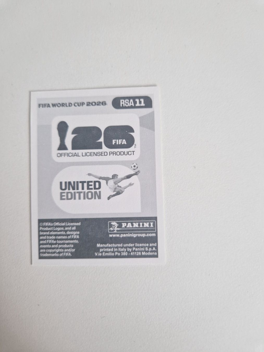 Panini Cartes à collectionner: Panini Sticker RSA11 – Neuf (Voir description) à Stüsslingen par white_angel86 1