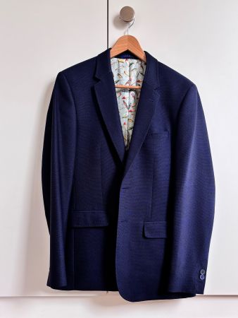 Ted Baker Sakko dunkelblau – hochwertig, tolles Innenfutter