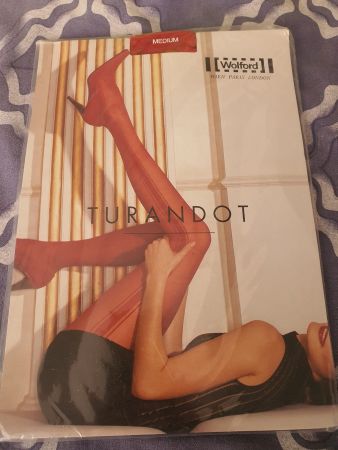 Collant Wolford Turandot rossi nuovi taglia M