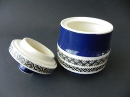 Zuckerdose * SAPHIR BLAU * von Villeroy Boch - Mettlach SAAR