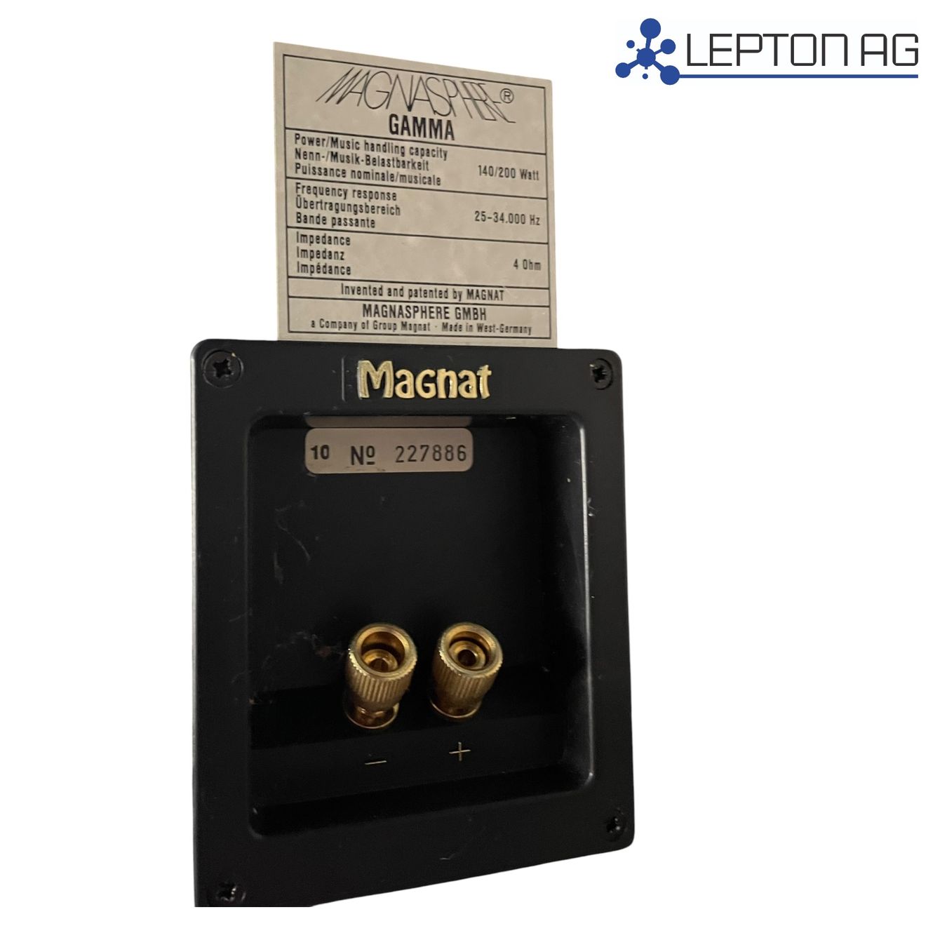 Magnat Casse acustiche: Magnat Magnasphere Gamma Lautsprecher/ 2x – Usato da Niederdorf venduto da LeptonAG 3