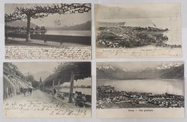 4 Ansichtskarte Vevey