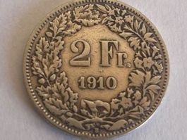 2 francs en argent 1910