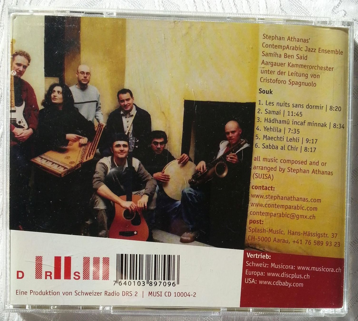 CD: CD SOUK - CONTEMPARABIC JAZZ ENSEMBLE – Usato da Oberriet SG venduto da ganesh435 1