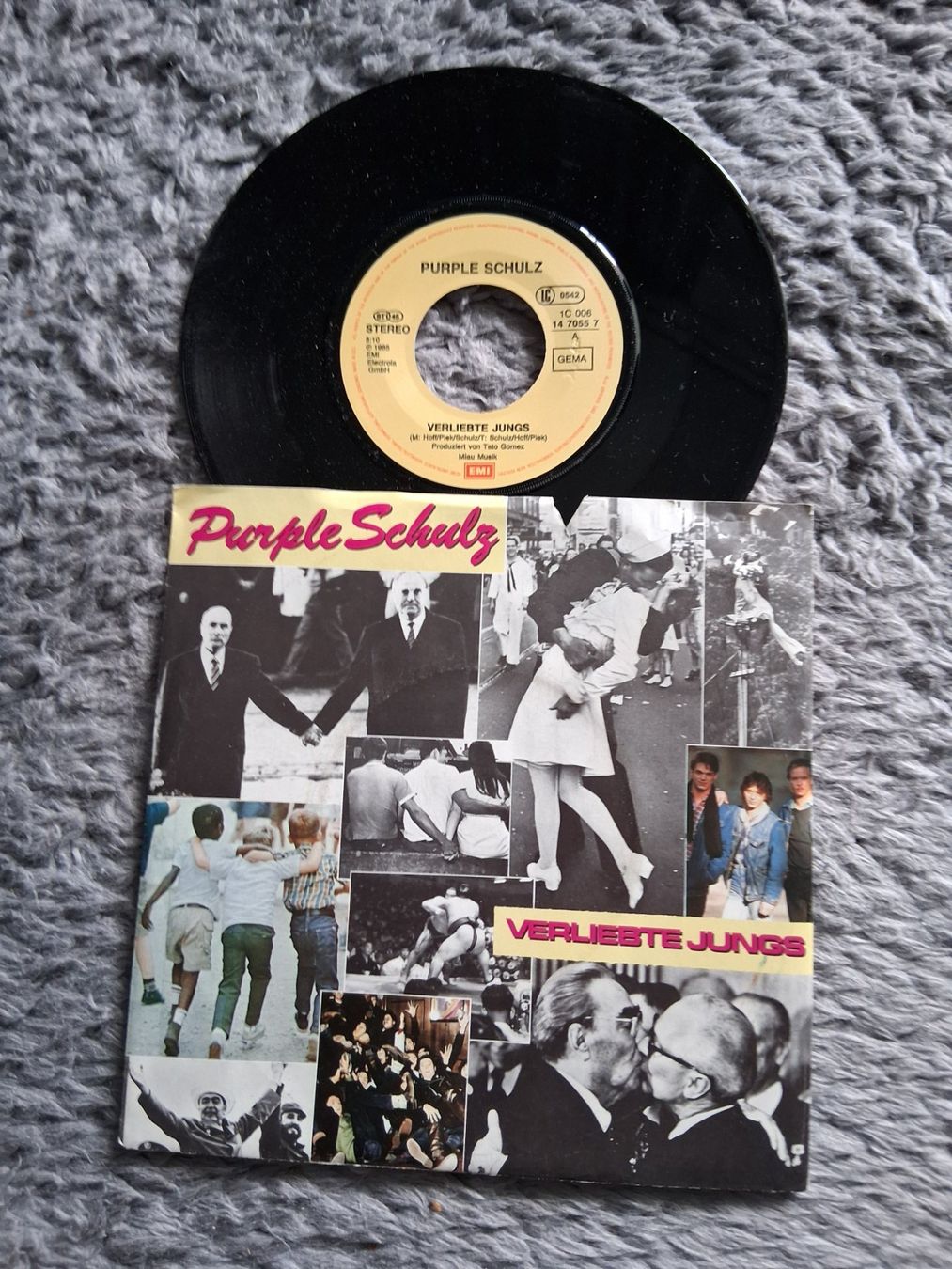 Dischi in vinile: PURPLE SCHULTZ     VERLIEBTE JUNGS       7NER SINGLE – Usato da Wetzikon ZH venduto da Ramones01