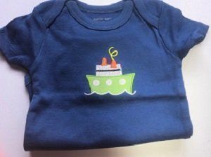 Unterwäsche: 1 Baby Bodys GR.6-8 Mon – Neu und originalverpackt aus Matt von Stoffwindel 1