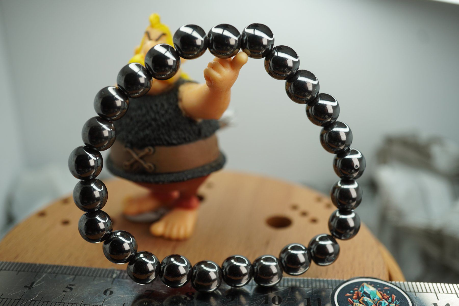 Minerali & Pietre curative: Hämatit     Kugel   Armband    (Räumung!) – Nuovo e nell'imballaggio originale da Eschenbach SG venduto da topstone 8