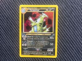 Pokemon Tyranitar Holo Neo Discovery englisch