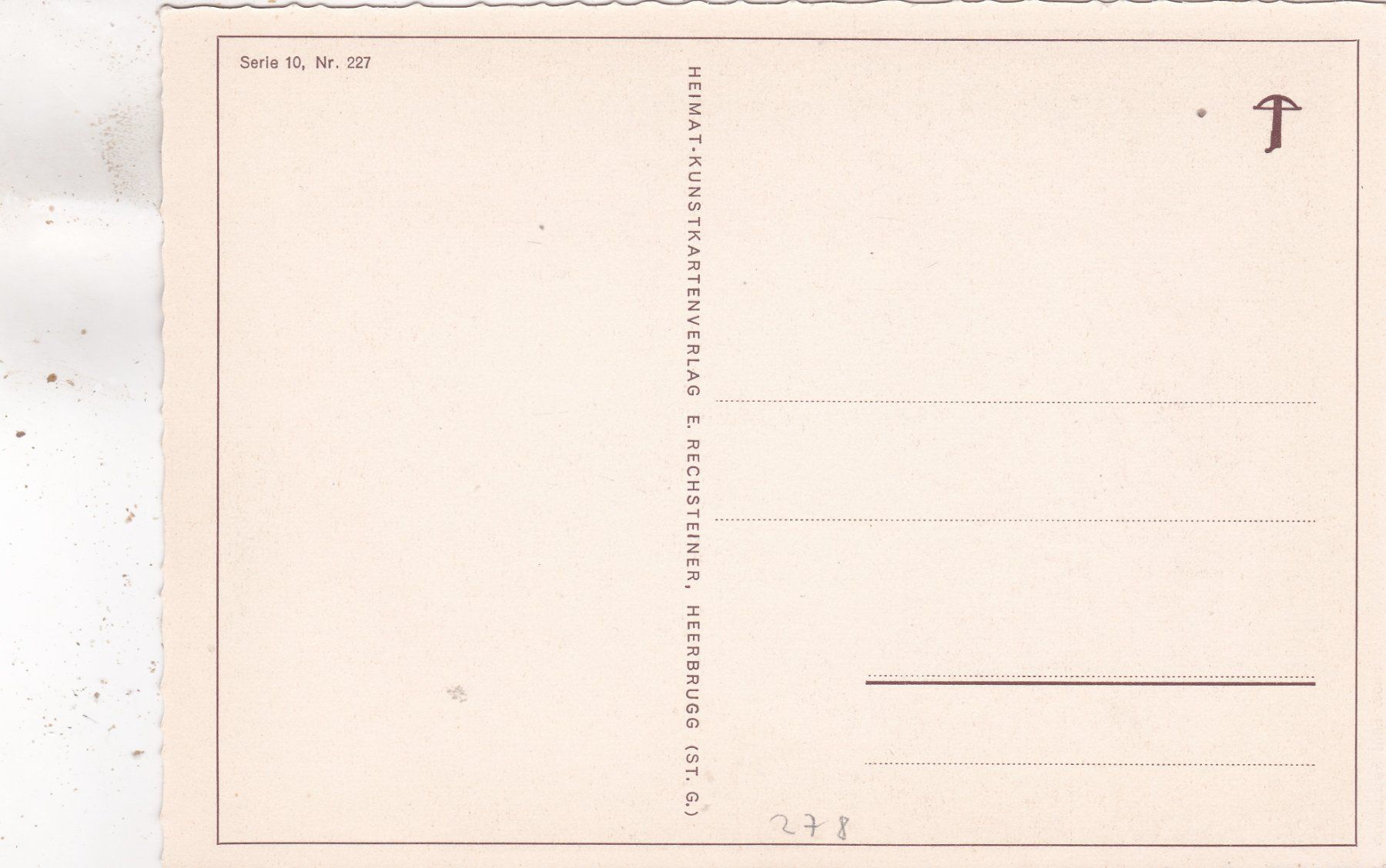 Cartoline postali: Burg Altstätten – Usato da Herisau venduto da Lisegrat2008 1