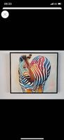 Hand gemaltes Zebra bild