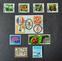 3-28-7 Timbres Helvetia oblitérés. Année 2002.