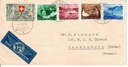 PP Satzbrief 1953 nach Frankreich