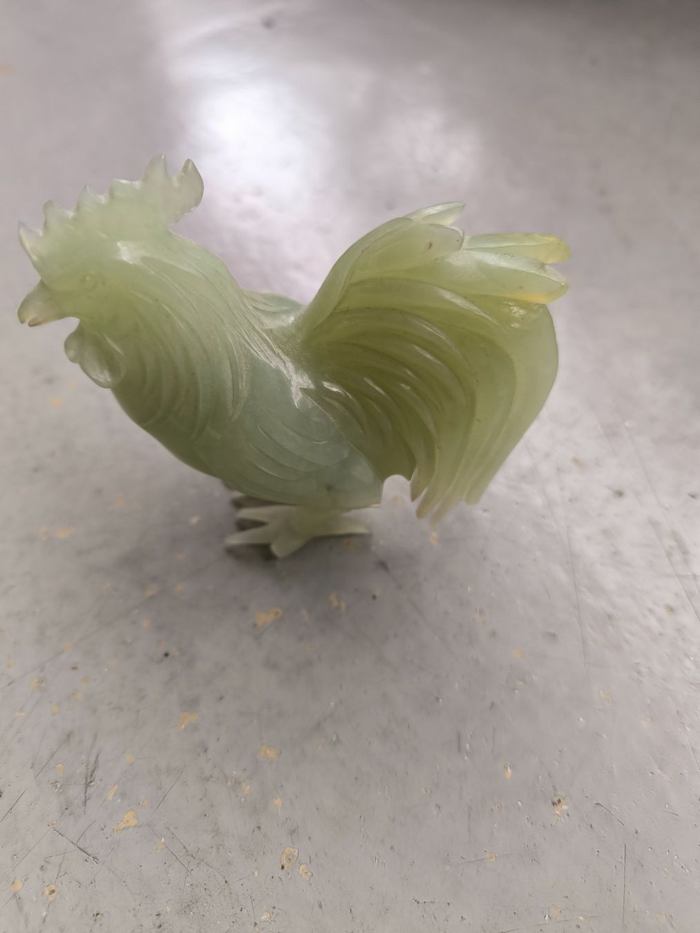 Statuette: Antike, handgeschnitzte Jade-Figur aus China – Usato da Zürich venduto da Decours 2