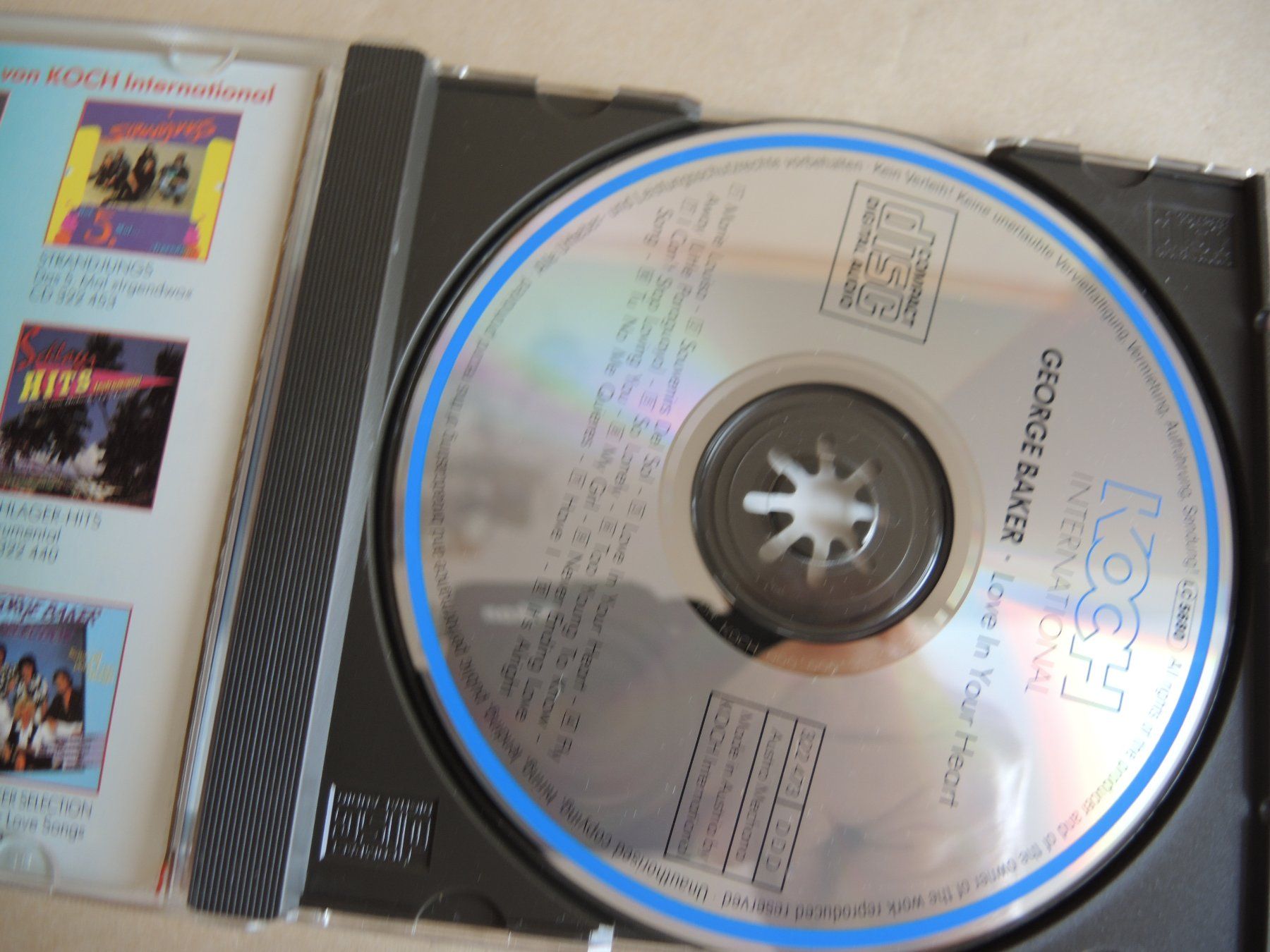 CD: George Baker - Love In Your Heart CD – Usato da Rorschach venduto da maeck8 1