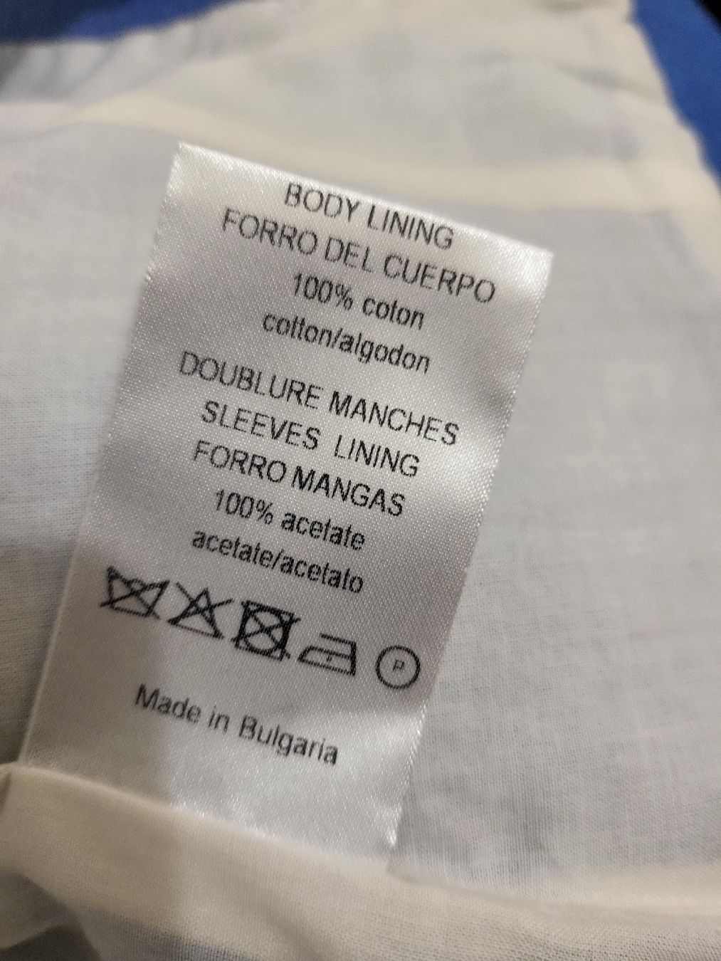 Sandro Giacche: Veste Sandro bleue électrique, taille 38 - État impeccable! – Usato da Niedergösgen venduto da Eva2410 4