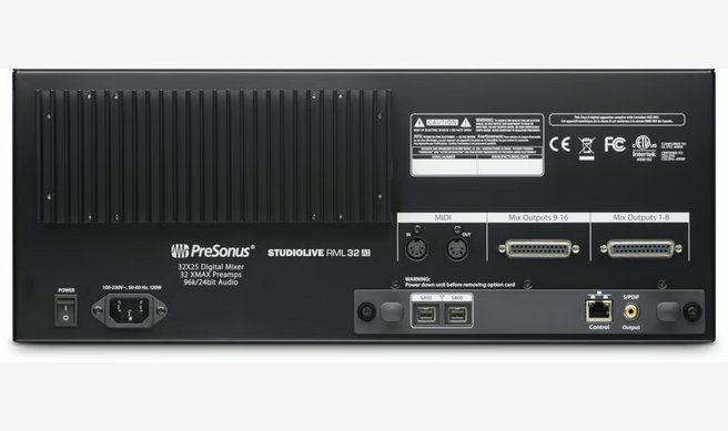 PreSonus Console di mixaggio: Presonus Rackmixer RM32ai – Usato da Lengnau AG venduto da Dornfelder 1