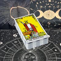 Tarot-Set: Kartendeck Rider-Waite (ENG) + 3 Legtücher