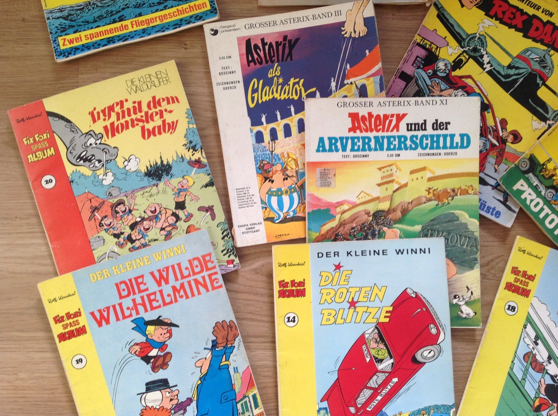 Fumetti: 70's comix Rex Danny - Fix unf Foxi - Asterix - winni – Usato da Vuiteboeuf venduto da broticaire 3