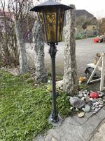 Antike Aussenlampe / Gartenlampe - Wand und Stehlampe