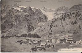 Karte Saas Fee 1913