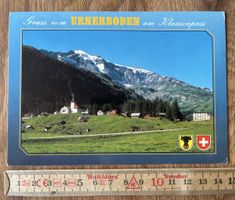Ansichtskarte Urnerboden am Klausenpass mit Gasthof