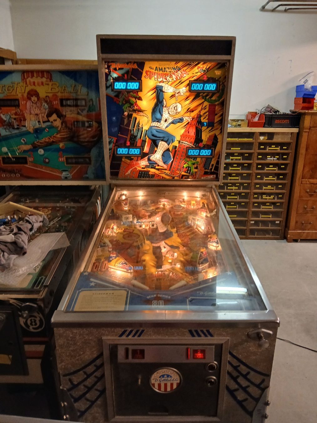 Flipperkästen: flipper  spiderman – Gebraucht aus Poliez le Grand von DedeSan1968