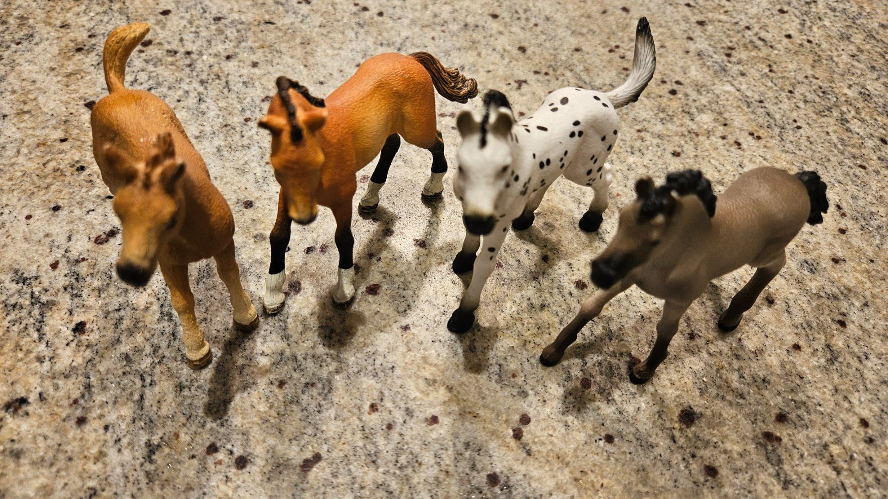 Schleich Giocattoli: 4 Pferde - Fohlen von Schleich – Usato da Lenzburg venduto da Gflip