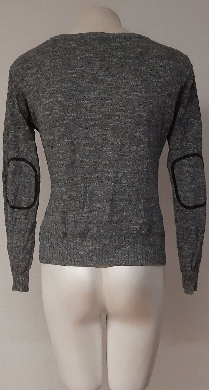 H&M Top: H&M V-Ausschnitt Strickjacke Grau Gr.38 – Nuovo (secondo la descrizione) da Seuzach venduto da VT-Collections2 1