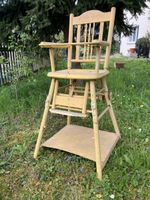 DEKO VINTAGE KINDERHOCHSITZ MIT SCHÖNER PATINA