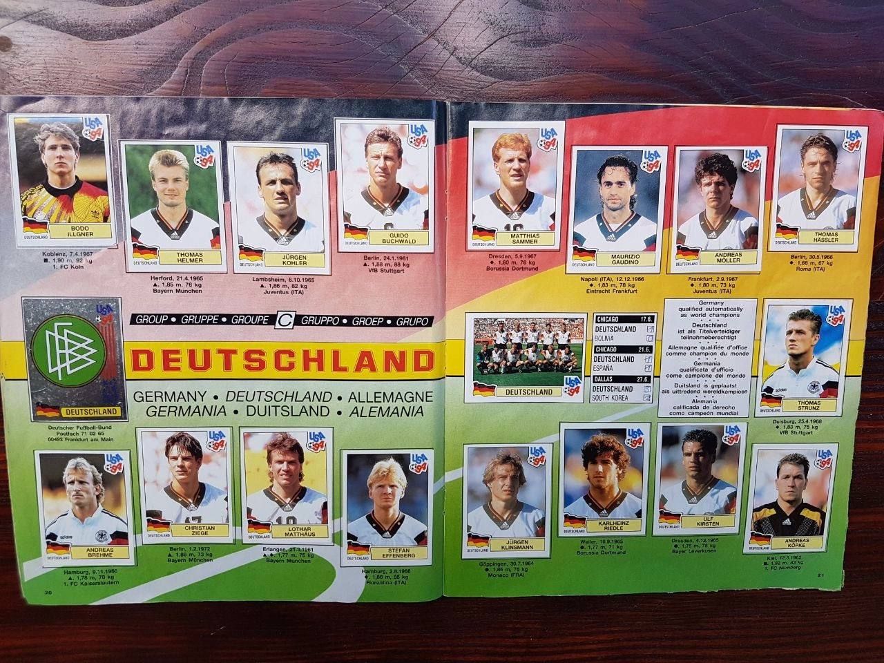 Panini Album: Panini WM 1994 – Usato da Bützberg venduto da Hurricane32 3