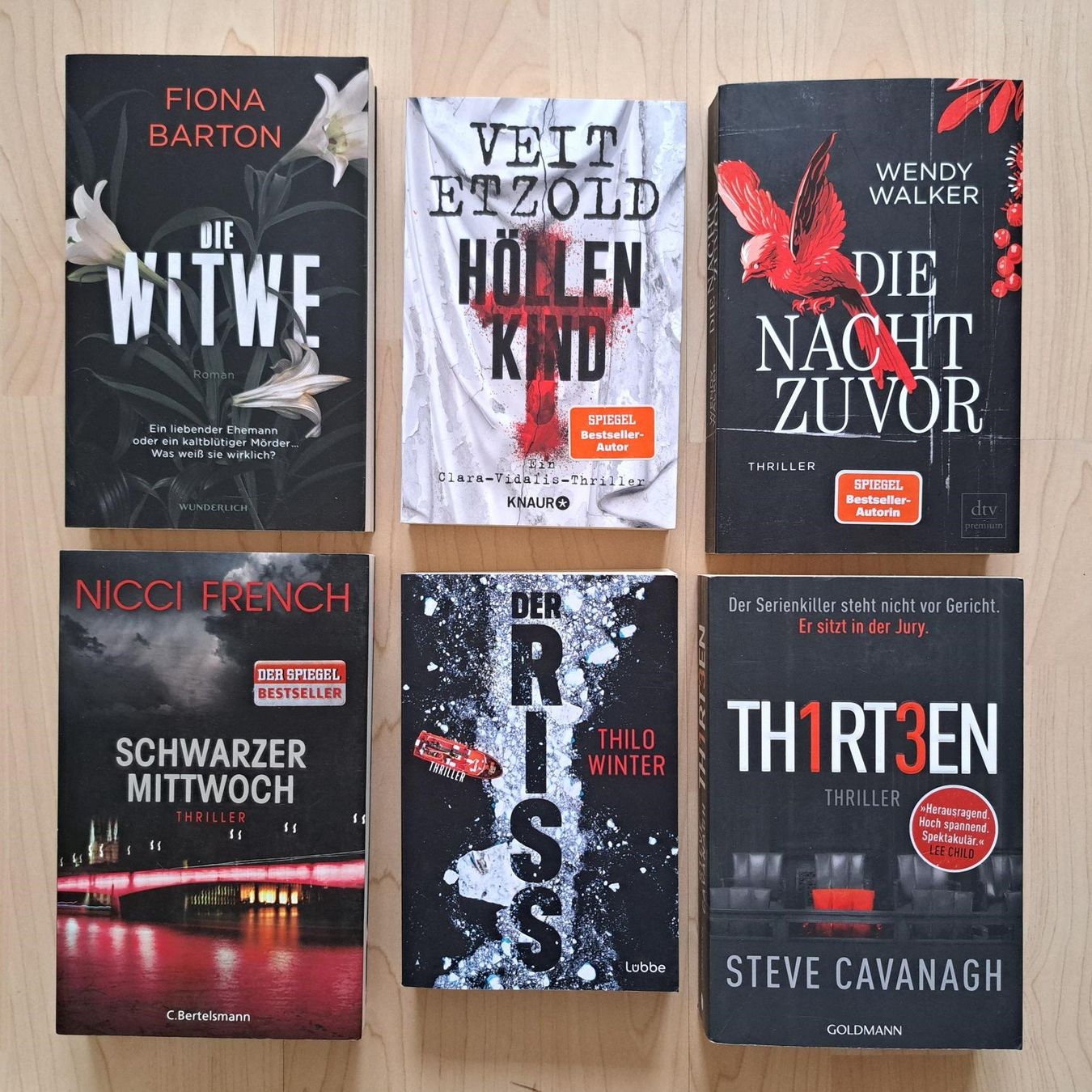 Livres: 6x Thriller, Romane – D'occasion à Basel par Patiscat