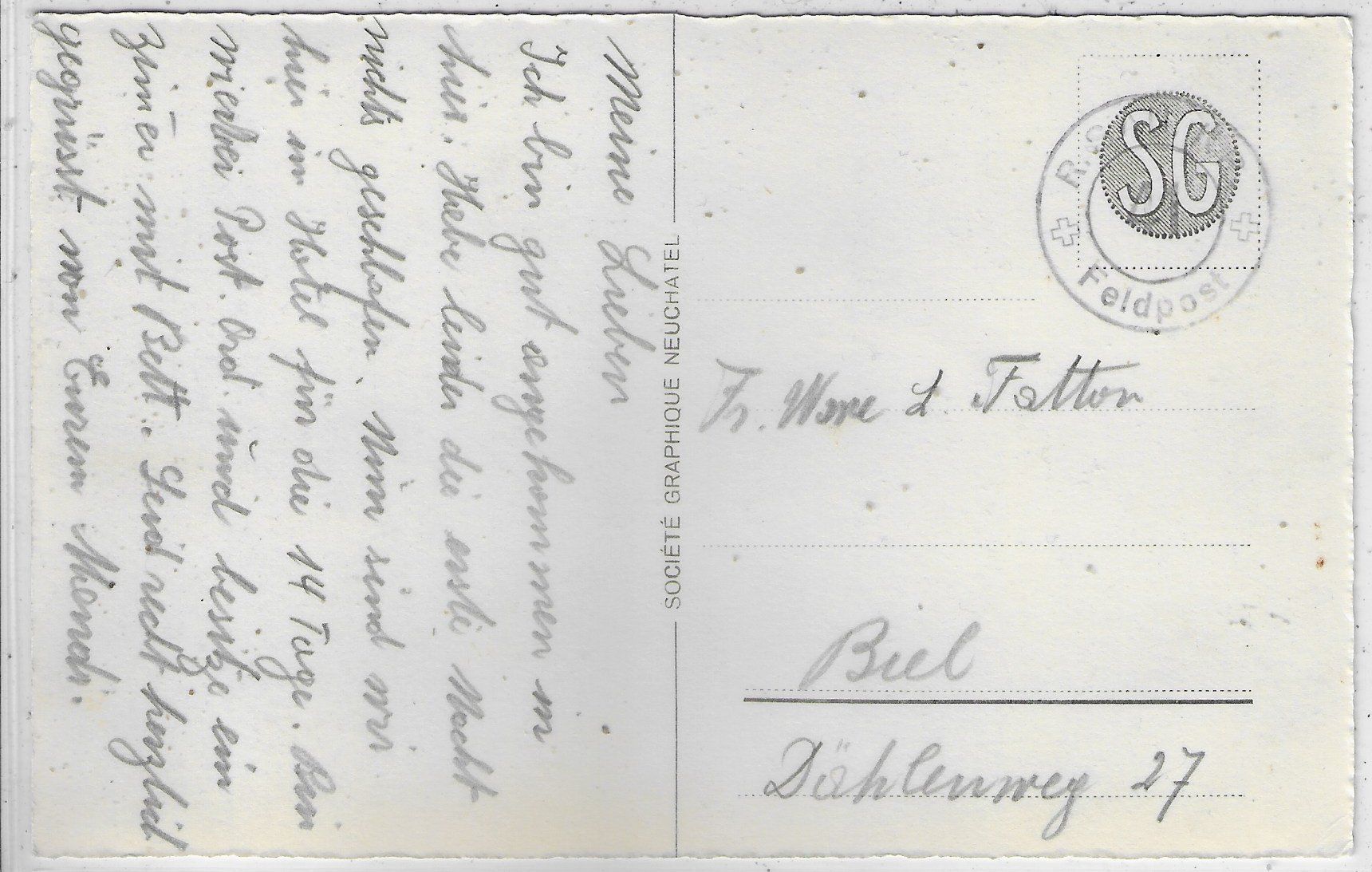 Cartoline postali: Weissenburg-Bad - Kurhaus Waldhaus – Usato da Ettingen venduto da Kartenplanet 1