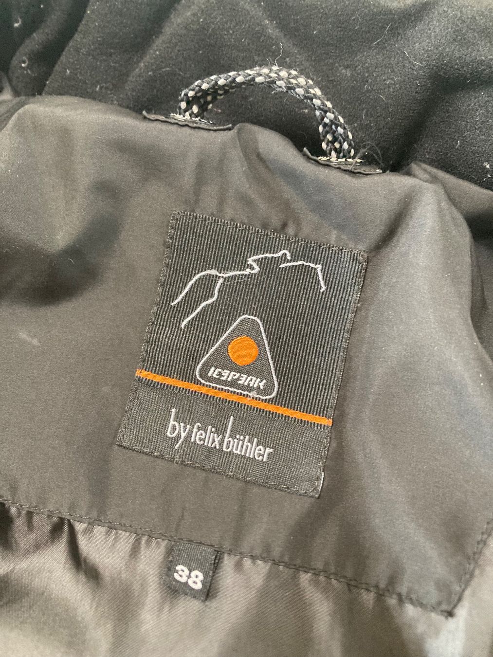 Cappotti: Icepeak Wintermantel, Gr. 38, Schwarz – Usato da Bern venduto da Gumsel6 1