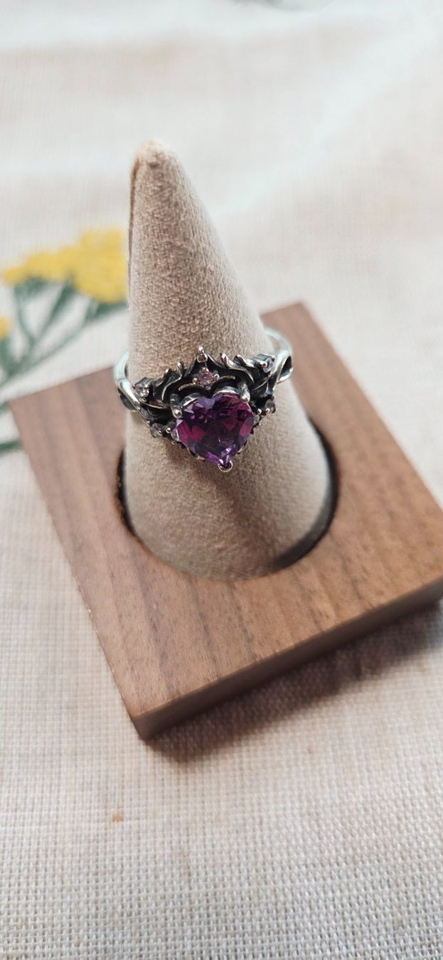 Anelli: NEW - S925 Amethyst Ring (Adjustable) – Nuovo (secondo la descrizione) da Zürich venduto da cin_wcf6 3