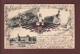 NEUCHÂTEL - Multivues - 1902 // déchirure //