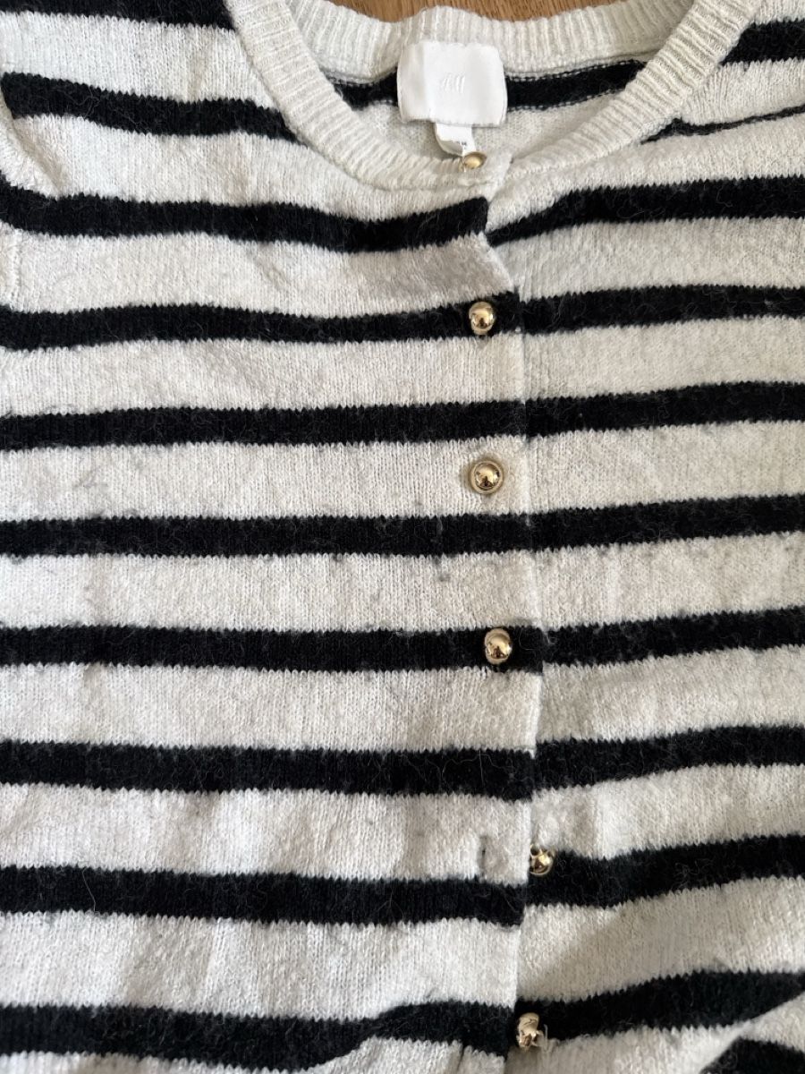 H&M Giacche: Cardigan gestreift schwarz/weiss Grösse M – Usato da Hüttwilen venduto da sar_8gj7 2