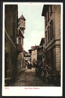 AK Sierre, Une Rue, 1921