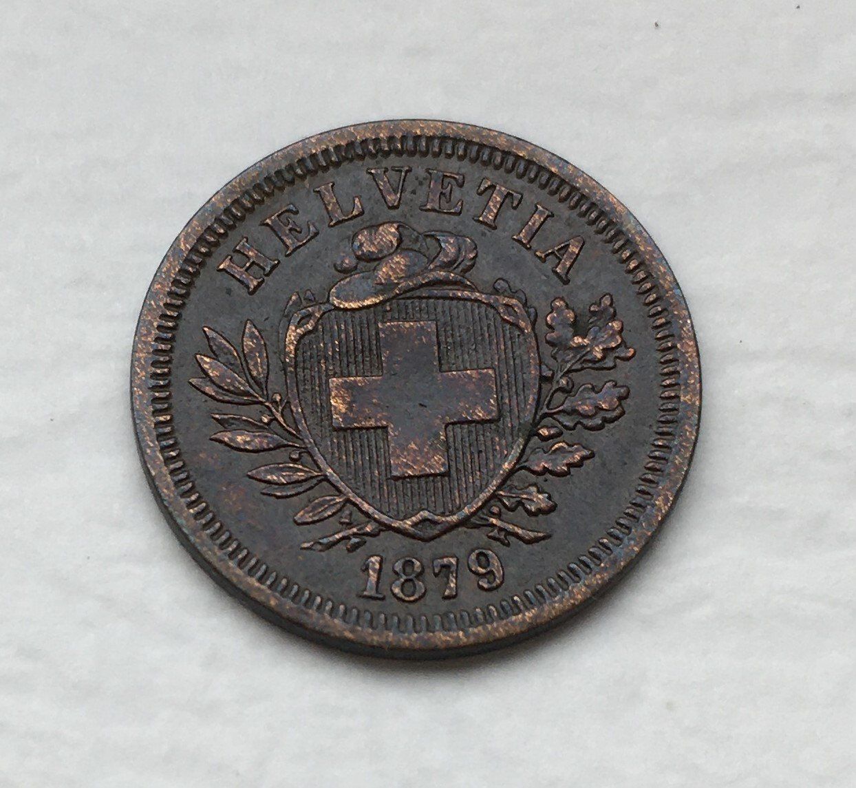 Tutti le monete: 1879 1 Rappen vz+ – Usato da Kirchberg SG venduto da Zenhad69