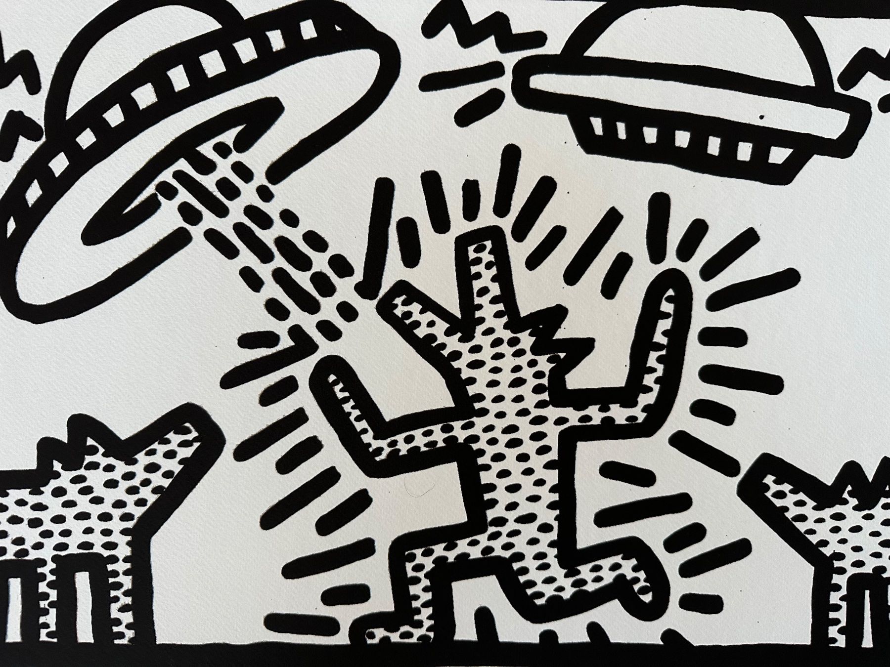 Dipinti: Keith Haring: Untitled, POP Art 20/150 – Nuovo (secondo la descrizione) da Meilen venduto da Smgdesign 5