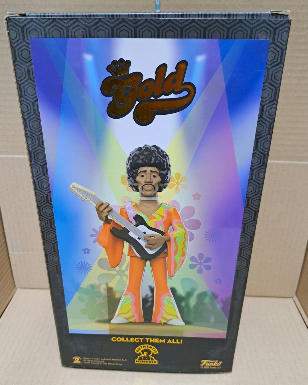 Funko Statuette: Funko Gold Premium Jimi Hendrix Vinyl Figur 33cm – Nuovo e nell'imballaggio originale da Igis venduto da magneto_hg 1