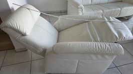 Echtleder TV Sessel Weiss B90xT90xH105- Abholen in Bülach ZH