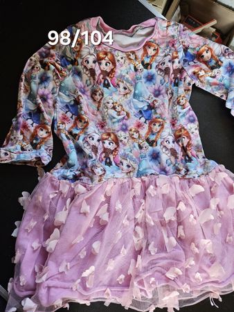 Kleid  Grösse ca 98/104 Frozen Motiv.